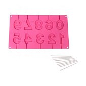 картинка Форма для леденцов - "Арифметика", 10 ячеек 