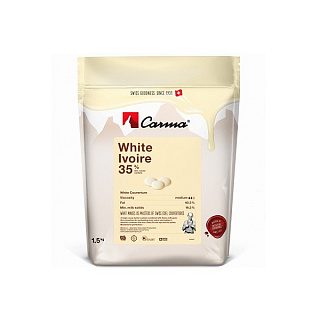 картинка Белый шоколад "Carma" - IVOIRE, 35%, 1,5 кг. 