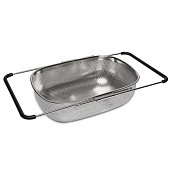 Дуршлаг с выдвижными ручками, корзина 34*24*11cм. 