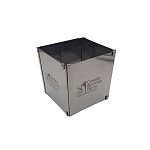 картинка Металлическая форма, раздвижная, Квадрат, 15-28*h10см. 