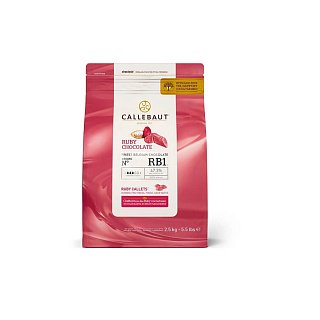 картинка Шоколад Callebaut - RUBY, 47,3%, 2,5кг. 