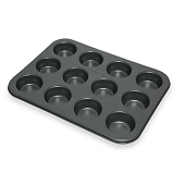 картинка Металлическая форма для выпечки на 12 кексов, 35*26см 