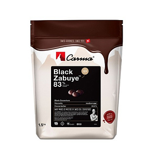 картинка Черный горький шоколад "Carma" - Black Zabuye, 83%, 1,5 кг. 