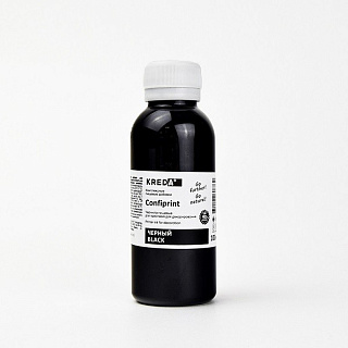 картинка Чернила для принтера KREDA Confiprint 04 черный, 100мл. 