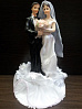 картинка Свадебная фигурка для торта - "Свадебная пара" (28376rN/p) 