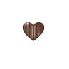картинка Поликарбонатная форма "Chocolate World" - Плитка Сердце LOVE 