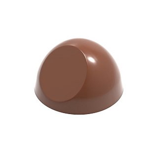 картинка Поликарбонатная форма "Chocolate World" - Полусфера со срезом 