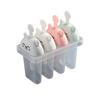 картинка Форма для мороженого "Кис-кис", 14,5*7,5*15см., 4 ячейки 