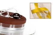 картинка Прозрачная лента с желтой полосой, 50м. (24355*E) 