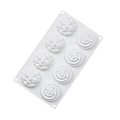 Форма для муссовых десертов и выпечки "Безе", 8 ячеек