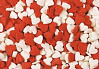картинка Посыпки - "Сердечки красные, белые", 0.75кг. 