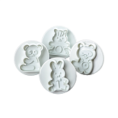 Плунжеры "Мягкая игрушка",  набор 4шт. 