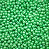 картинка Сахарные бусинки - Зеленые перламутровые, 4мм. 1кг. (AI 28240) 
