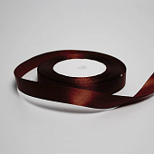 картинка Лента атласная, коричневая, 22,8м*h1,5см. 