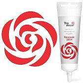 Краситель пищевой гелевый "Top decor", красная, 100гр. 