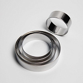 Набор форм для вырезания печенья "Круг", 5шт. 