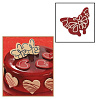 картинка Набор форм для создания шоколадных конфет с рисунком - "Бабочка", 2шт. (20-C010) 