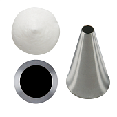 Насадка №S/P22 (BT222) - "Ровная трубочка", 22мм.