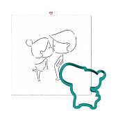 Форма для пряника "Влюбленная пара" 