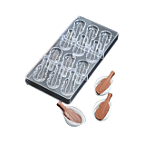 картинка Форма для шоколада "Скрипка", 33*16,2*2,6см., 12 ячеек 