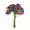 картинка Застежки-цветы, фиолетовые, 12шт. 