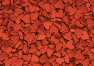 картинка Посыпки - "Сердечки красные", 0.75кг. 