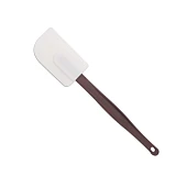 Силиконовая лопатка ровная с пластиковой ручкой, 250мм. 