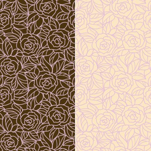 картинка Переводные листы для шоколада - "Роза", 12шт, розовый 