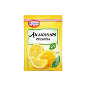 Кислота лимонная Dr.Oetker, 8гр. купить в Москве-цена в магазине «Синьор Антонио Петти» картинка Кислота лимонная Dr.Oetker, 8гр.