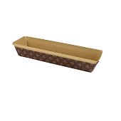Форма для выпечки из гофробумаги - Плюм-кейк, 235*90мм. (PM 235FR/p) для выпечки купить в Москве-цена в магазине «Синьор Антонио Петти» Форма для выпечки из гофробумаги - Плюм-кейк, 235*90мм. (PM 235FR/p)