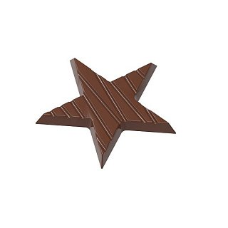 картинка Поликарбонатная форма "Chocolate World" - Звезда 