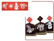 Рельефный силиконовый коврик - Новогодний, 20,5*6,9см. купить в Москве-цена в магазине «Синьор Антонио Петти» Рельефный силиконовый коврик - Новогодний, 20,5*6,9см.