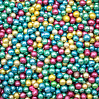картинка Сахарные бусинки - Разноцветные металлизированные, 4мм. 50гр. (AI 28250) 
