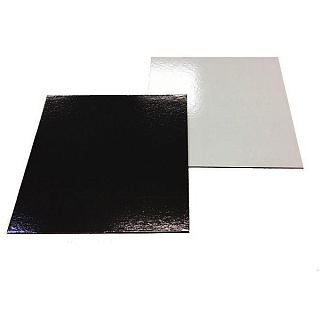 картинка Прямоугольная подложка, черная/белая, 40*60см., 2.5мм., 1шт. 