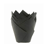 Бумажные формы для выпечки - "Тюльпан", Черный, 50*h75мм. 200шт.