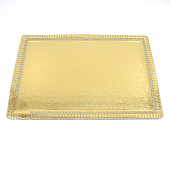 картинка Подложка Apollo прямоугольная с кружевом, картон, золотой, 21*31/25*35см., 1шт. картинка Подложка Apollo прямоугольная с кружевом, картон, золотой, 21*31/25*35см., 1шт.