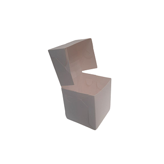 картинка Упаковка самосборная на 1 капкейк, белая, 10см. h11см. 