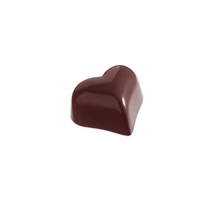 картинка Поликарбонатная форма "Chocolate World" - Сердце 