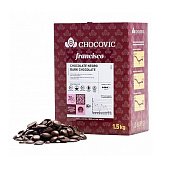 картинка Шоколад темный Francisco 56,6%, Chocovic, 1,5кг. картинка Шоколад темный Francisco 56,6%, Chocovic, 1,5кг.