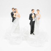 картинка Свадебная фигурка для торта - "Свадебная пара" (28370r/p) картинка Свадебная фигурка для торта - "Свадебная пара" (28370r/p)