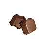 Капсулы бумажные квадратные коричневые (40г/м²), 35*35*h22,5мм. 1000шт.